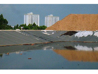 Deodorization project of landfill site